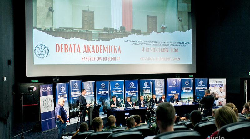 ZAMOŚĆ – debata przedwyborcza z udziałem reprezentantów ogólnopolskich komitetów wyborczych